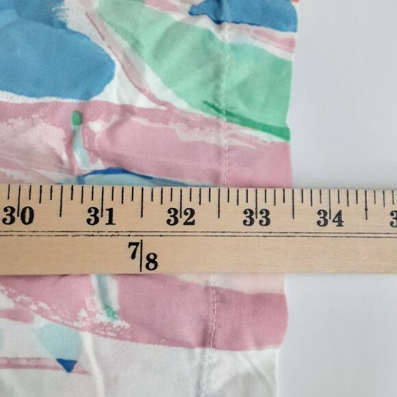 Lilly Pulitzer Sarasota Pintuck Tunic Dress Out to Sea Pastels Womens M Beach - Picture 12 of 13